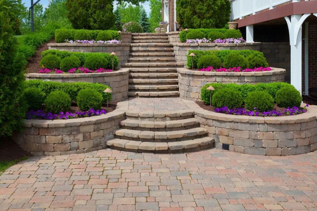 Can I replace wood steps with paver steps?