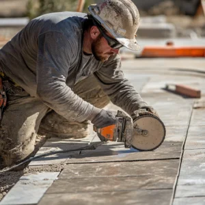 How to use a concrete paver saw to perfection