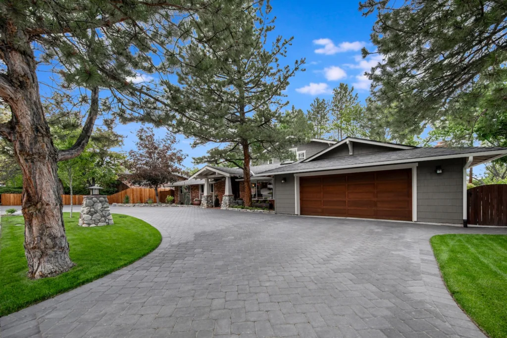 concrete paver driveway