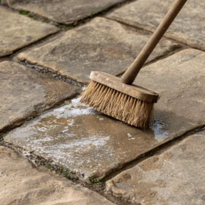 How to clean stone pavers with safety and efficience