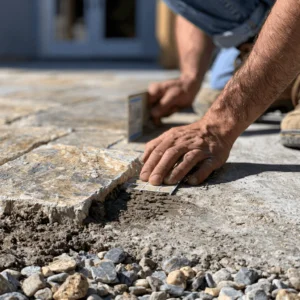 Stone pavers over concrete: when does it make sense?
