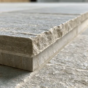 Thin stone pavers